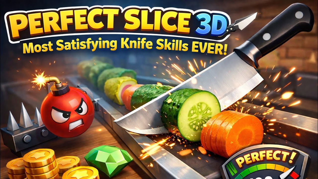 “Perfect Slice 3D 🔪 Ultra Satisfying Cutting Moments! (Try Not to Relax)”