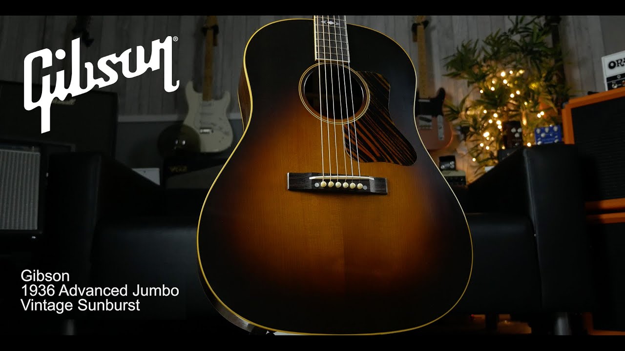 Gibson 1936 Advanced Jumbo, Vintage Sunburst
