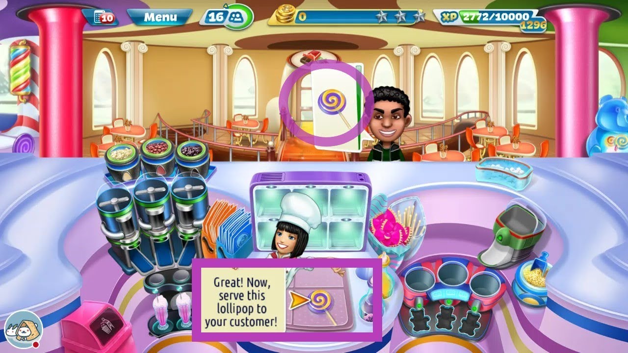 Cooking Fever Michelle's Confectionery Level 21-22