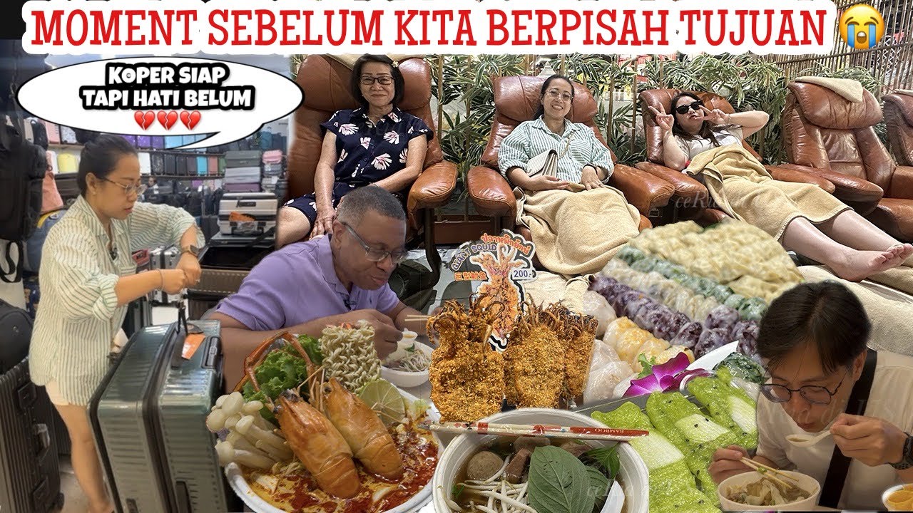 😭DETIK2 BERPISAH HARI TERAKHIR DG KELUARGA|HARUS BELI KOPER BARU BARANG BAWAAN KE AMRIK MEMBLUDAKK|