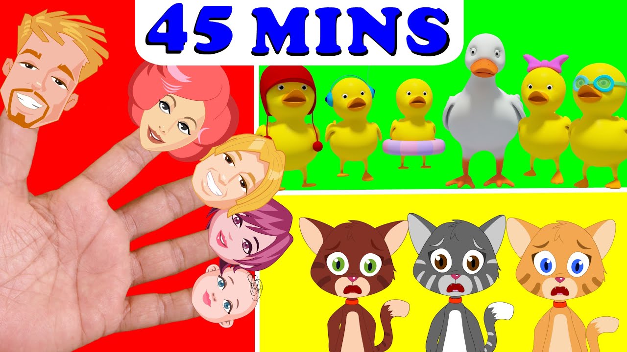 Ten in the Bed | Five little Ducks | Wheels on the Bus | Kids Songs and Nursery Rhymes by kids tv