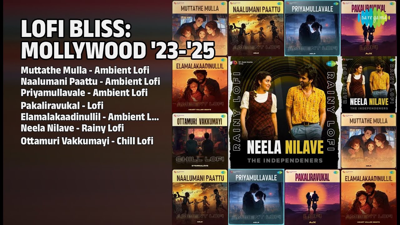 Mollywood Lofi സ്വപ്നങ്ങൾ | K. S. Chithra Songs | Muttathe Mulla  Ambient Lofi