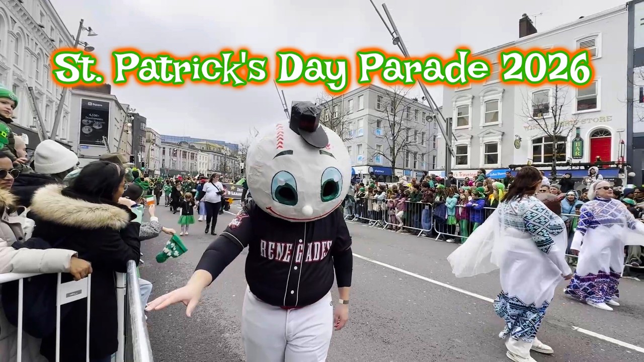 St. Patrick's Day Parade 2026, Cork City, Ireland #ireland #parade