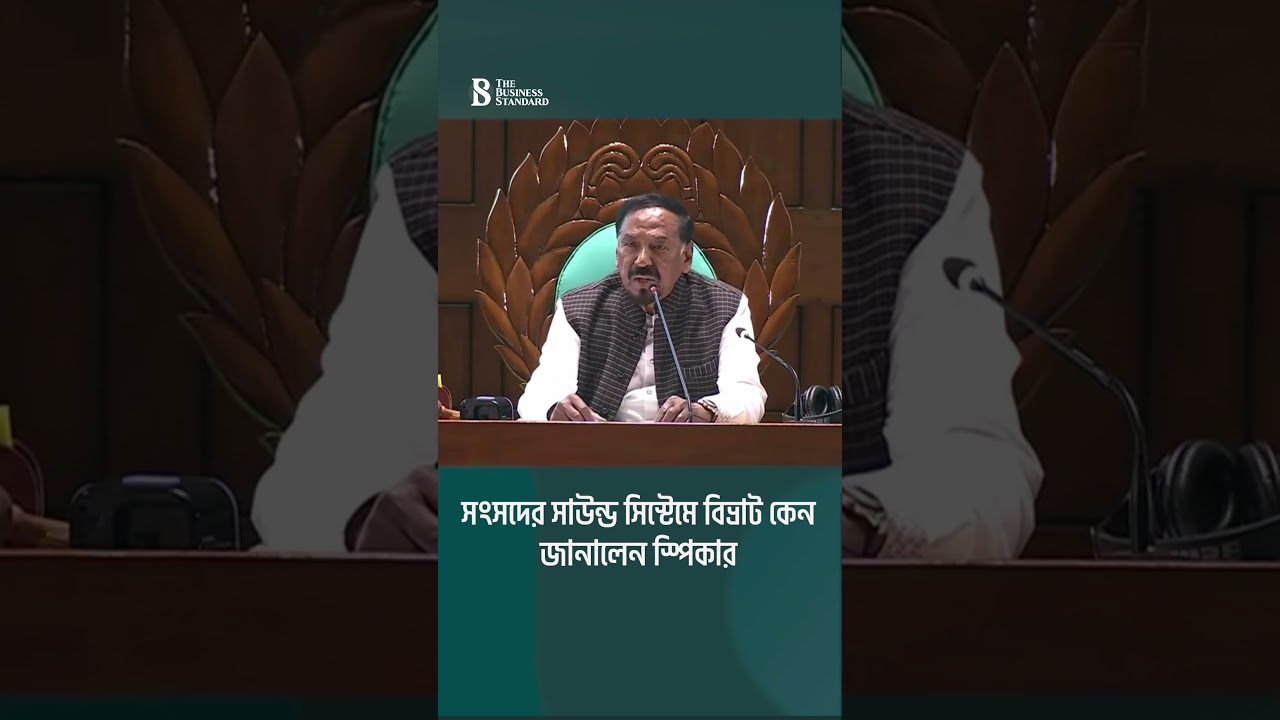 সংসদের সাউন্ড সিস্টেমে বিভ্রাট কেন জানালেন স্পিকার | The Business Standard