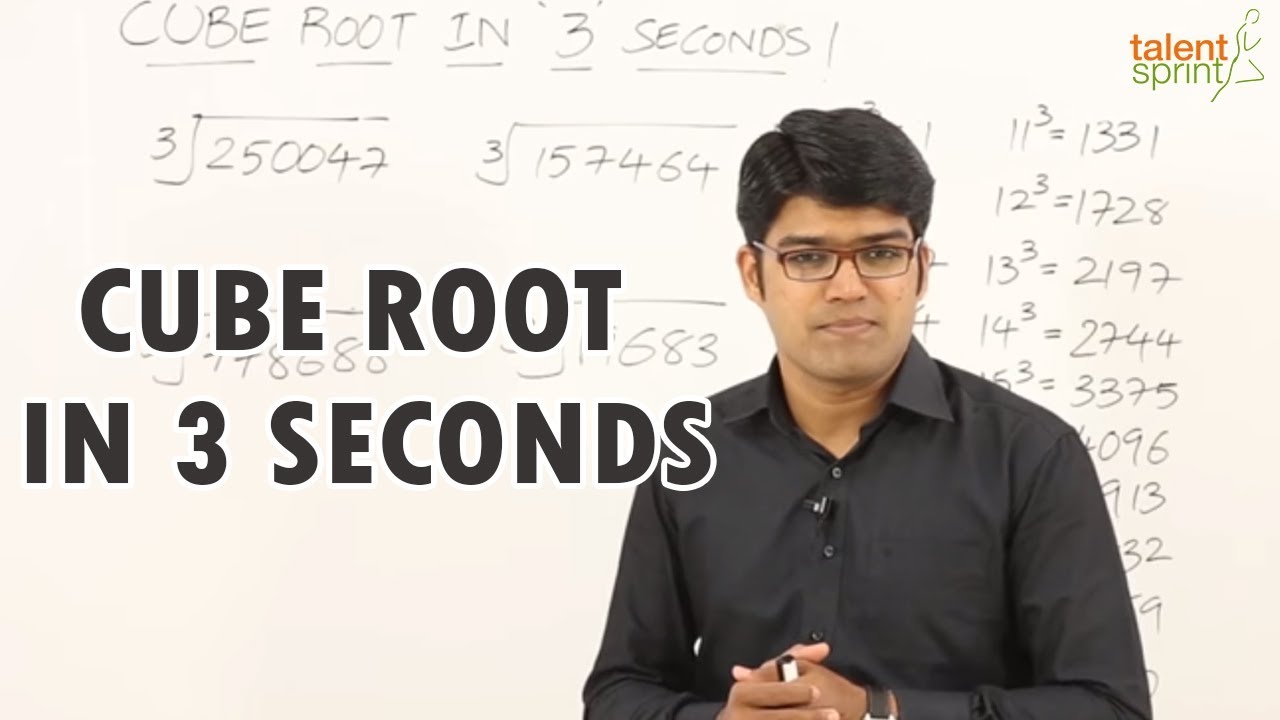 Cube Root in 3 Seconds || IT Careers