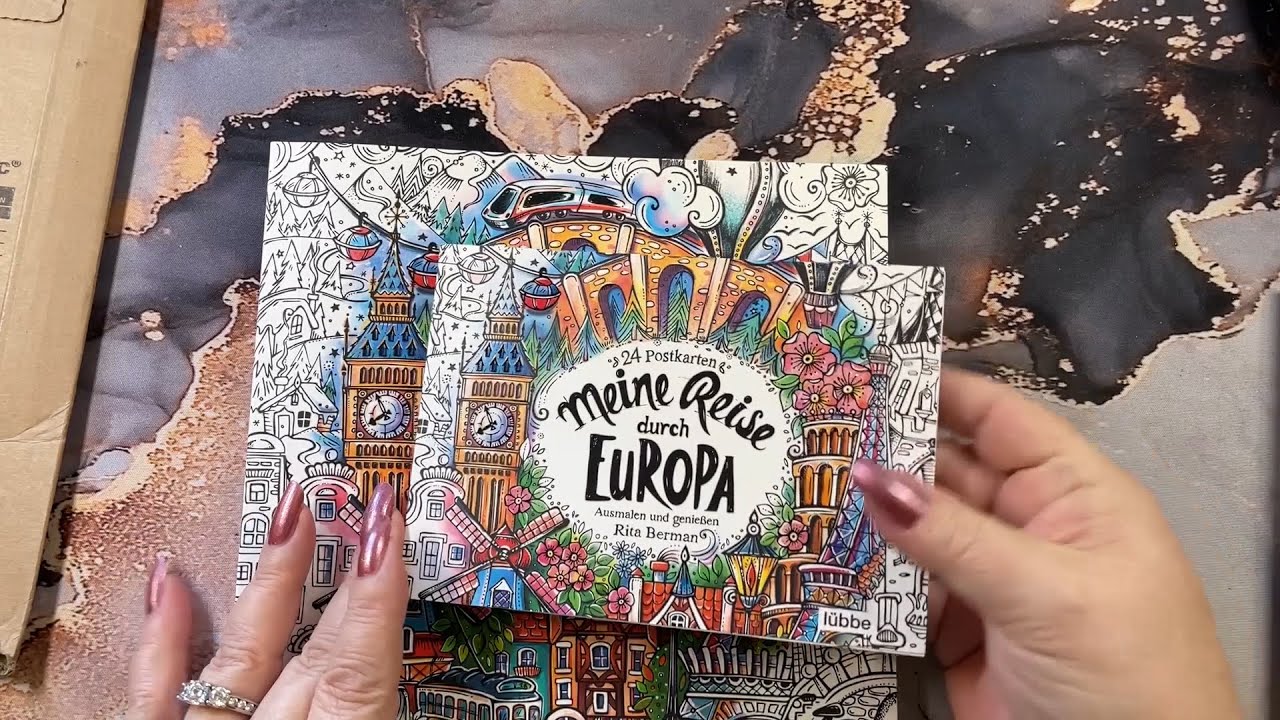 Adult Coloring - Rita Berman Happy Mail