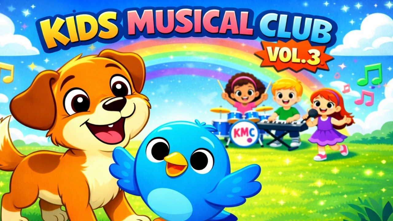 Kids Musical Club Vol. 3 | Músicas Infantis Animadas 🎵🐶🐦