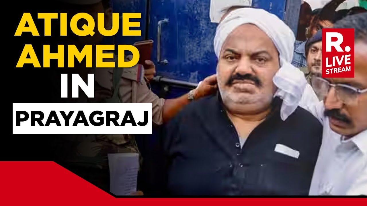 Atique Ahmed's Convoy Reaches Prayagraj; To Be Produced In Court On March 28 | LIVE