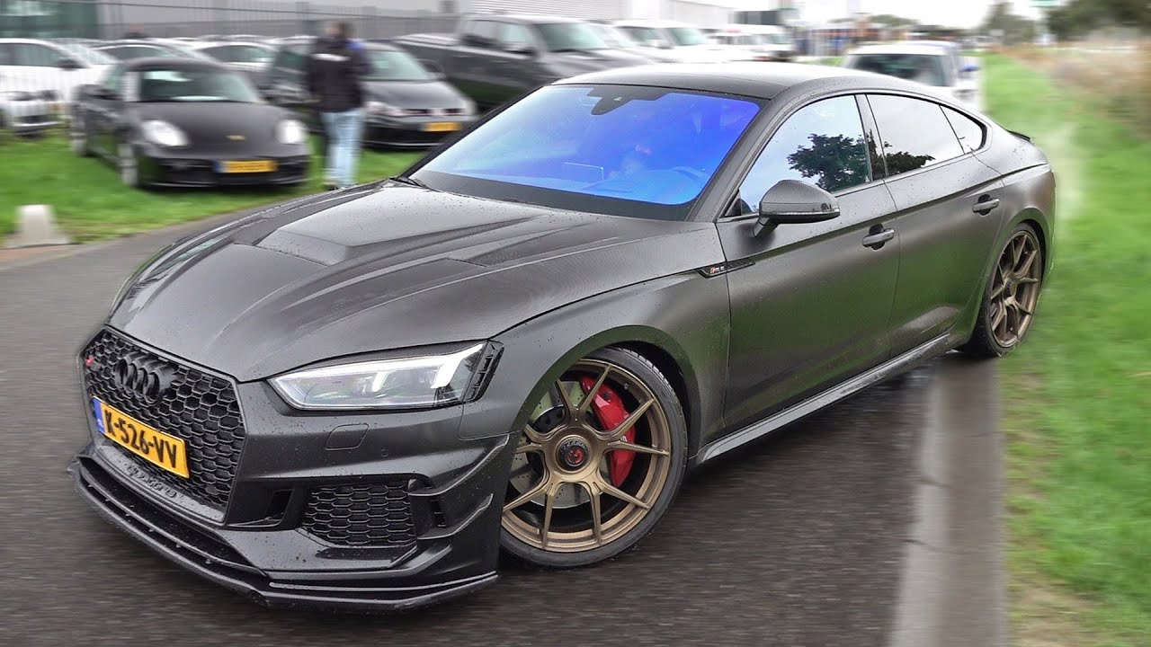 545HP Audi A5 Sportback 2.9 TFSI RS5 Quattro Stage 2 - Engine Start Up, Revs, Accelerations!
