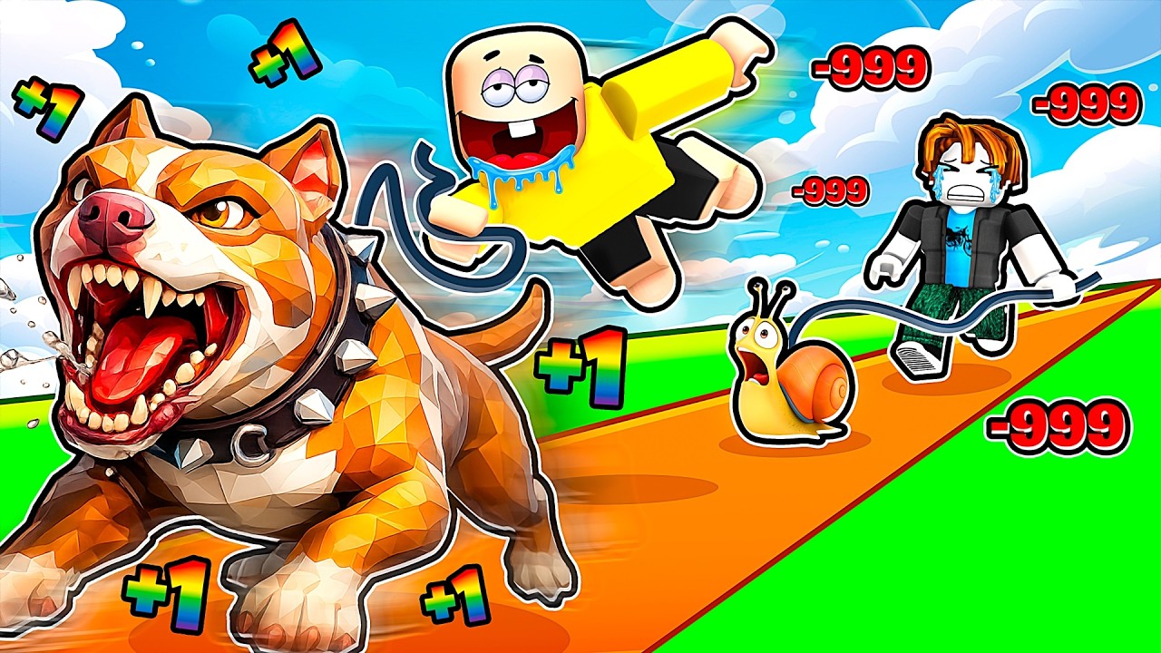 Roblox but EVERY SECOND +1 ANIMAL Speed..