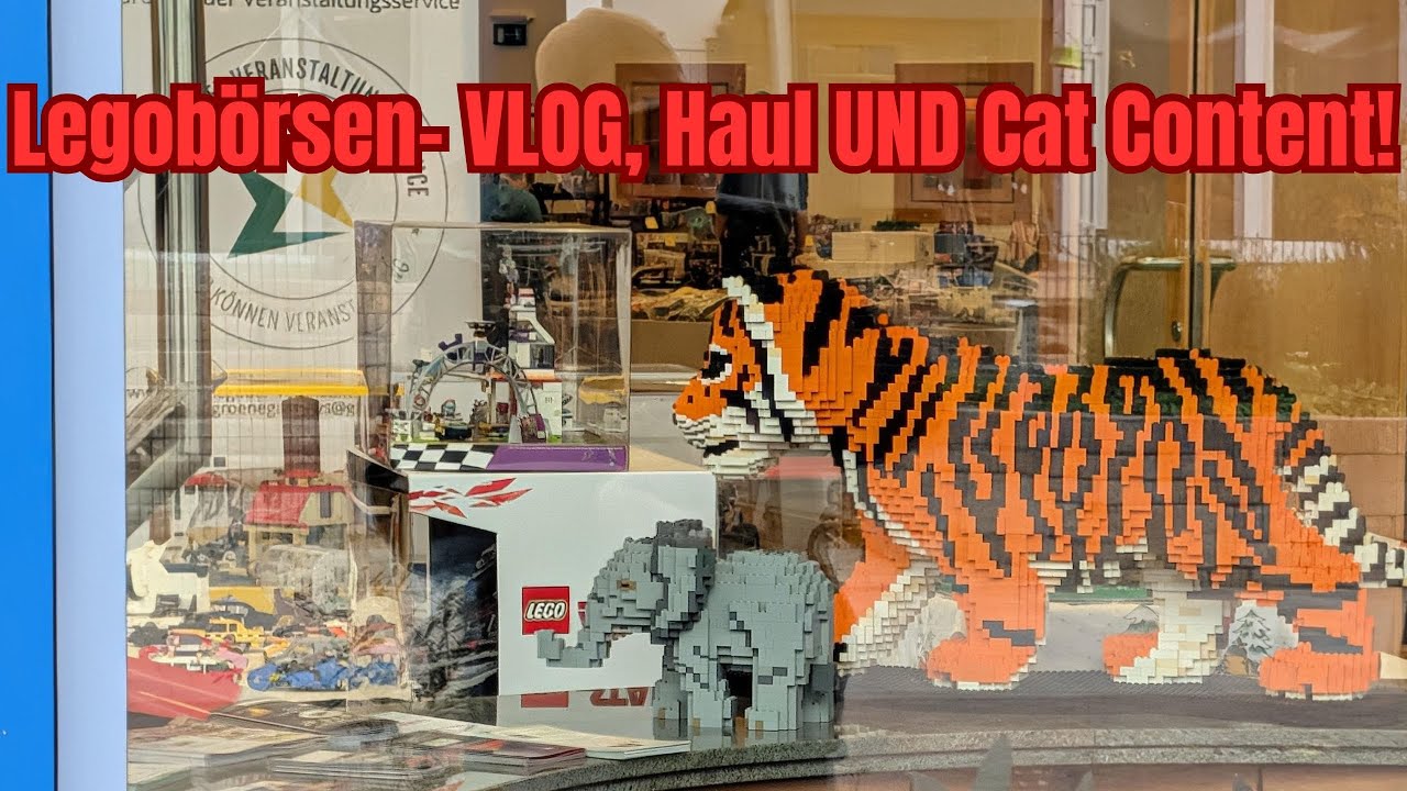 Legobörsen  VLOG, Haul UND Cat Content!