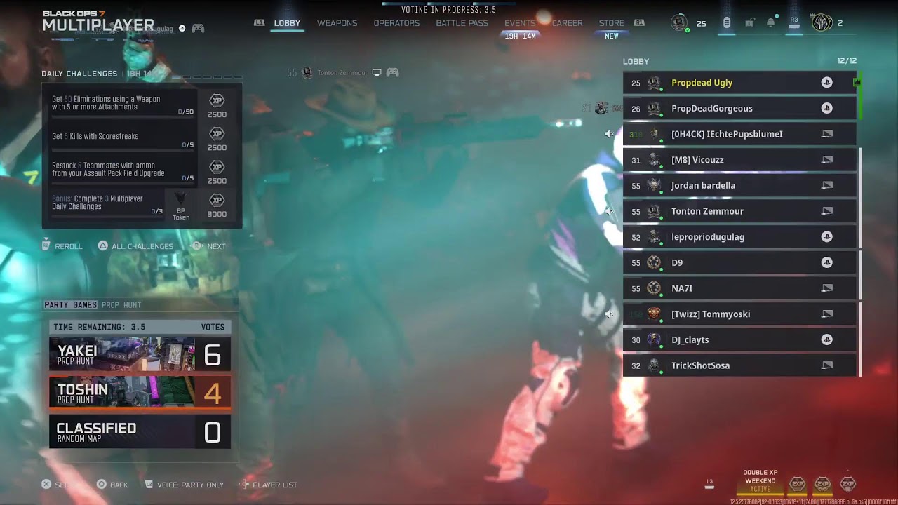 PS5 bo7, prop hunt, swearing likely, fund and rage imminent, come say hi