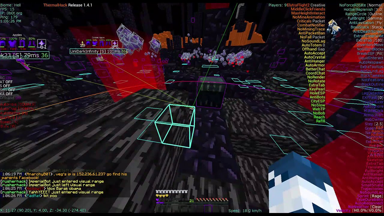 God mode glitch 1.12.2 0b0t.org?!