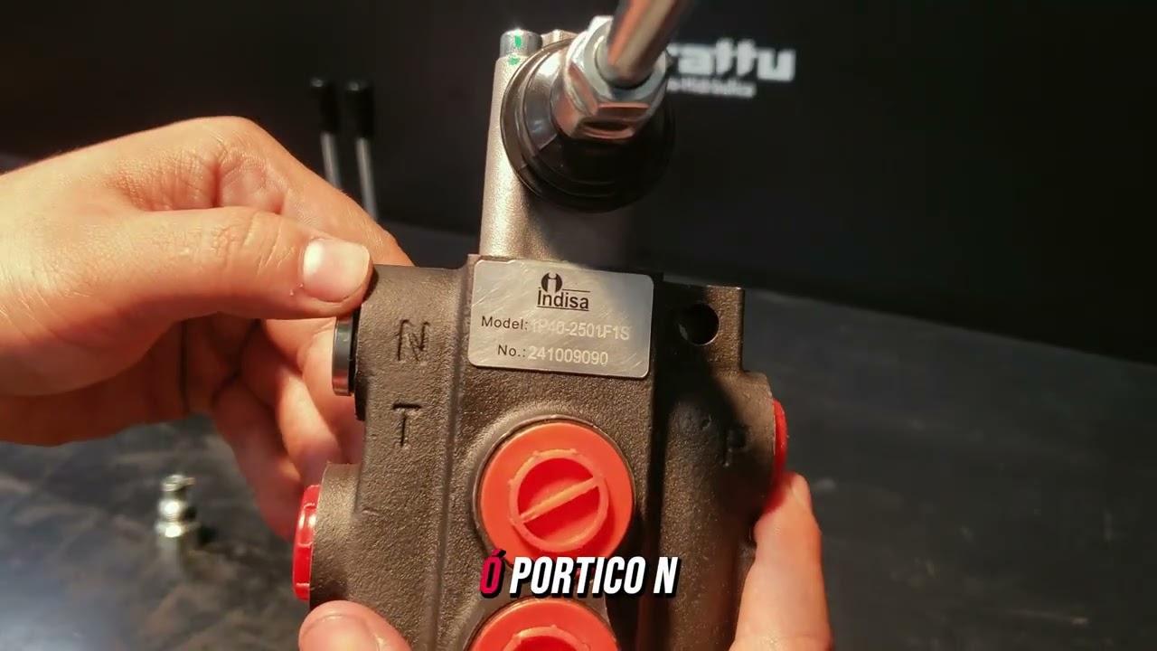 Como montar comandos hidráulicos em série