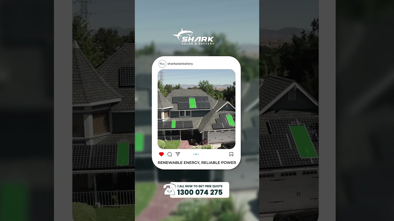 Turn Your Roof Into a Solar Powerhouse! ☀️ | Shark Solar & Battery #solarsystem #solarenergy #solar