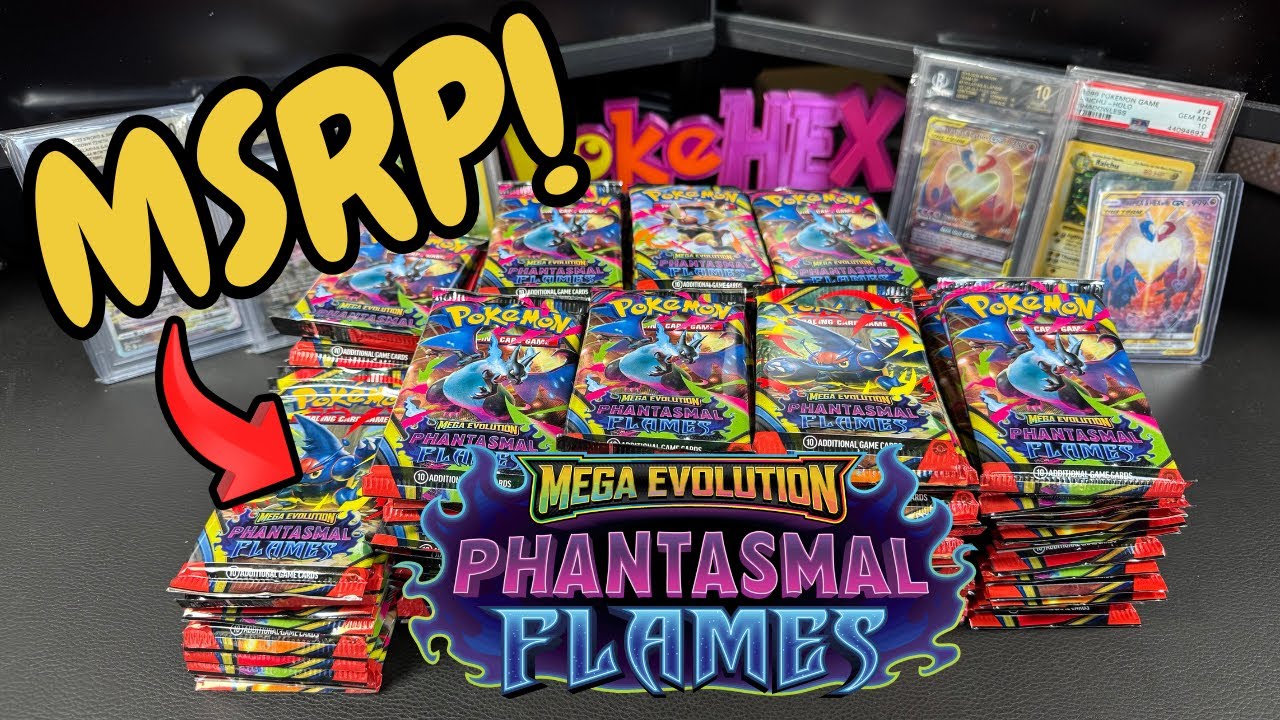 Opening 200 Packs of Pokemon Phantasmal Flames!