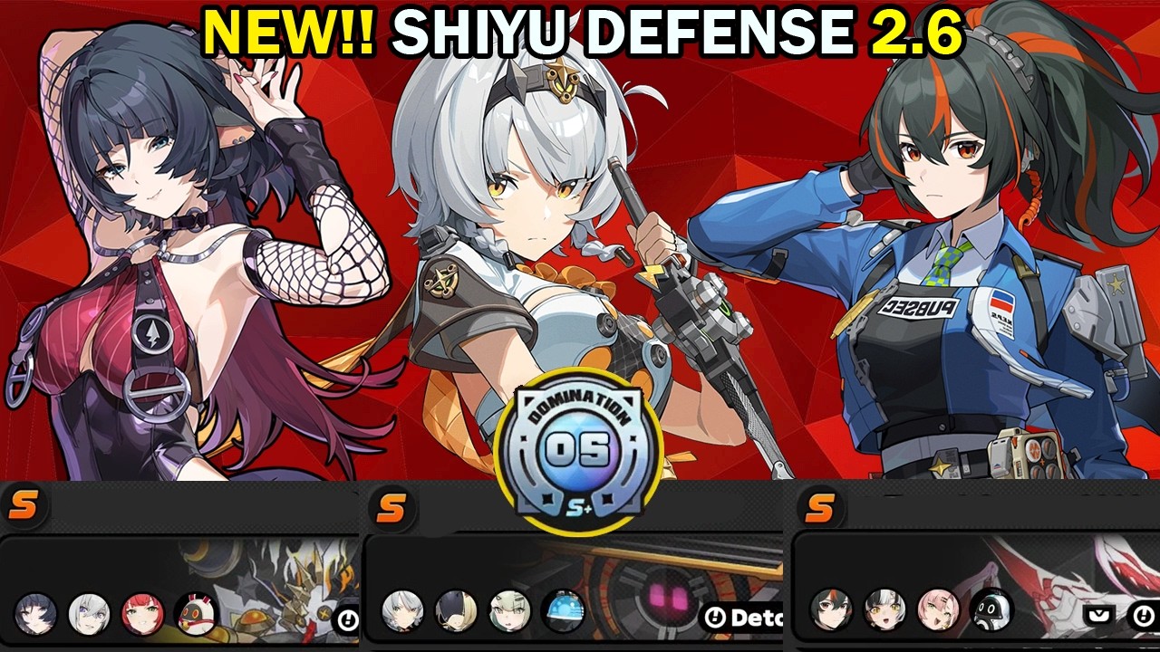Shiyu Defense | Jane Doe, S0 Anby x Sunna & Zhu Yuan! | Node 5 S+ Clear | Zenless Zone Zero ZZZ 2.6