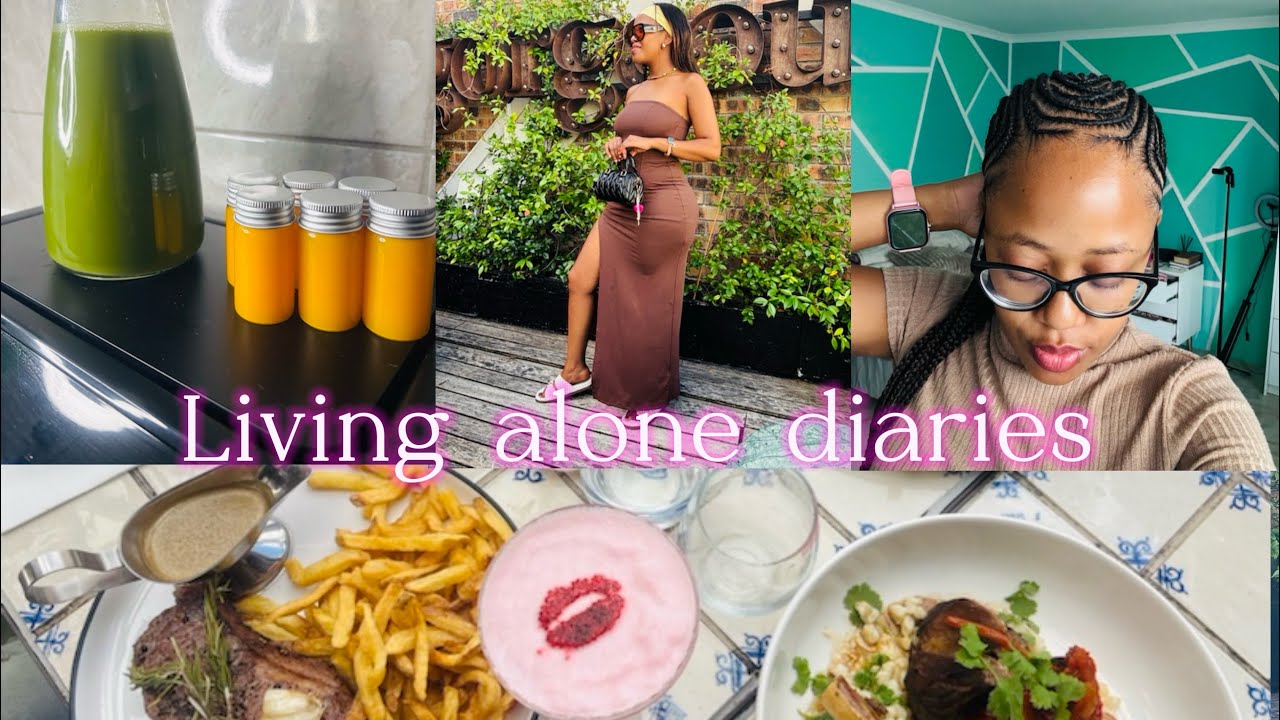 Living alone diaries: Friends birthday lunch || Home workouts || Gifts || Yapping || New hair#vlog 