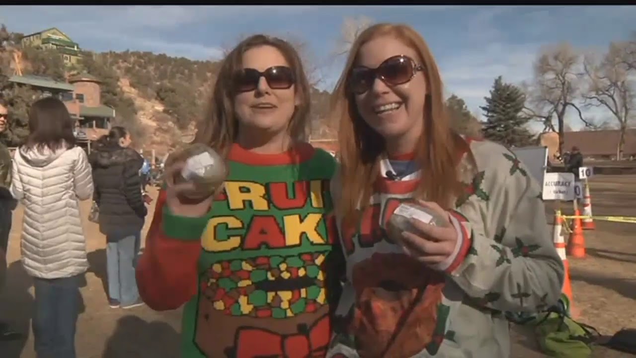 22nd Annual Fruitcake Toss draws large crowd in Manitou Springs