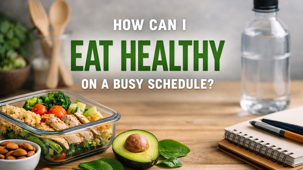 How can I eat healthy when I have a busy work life