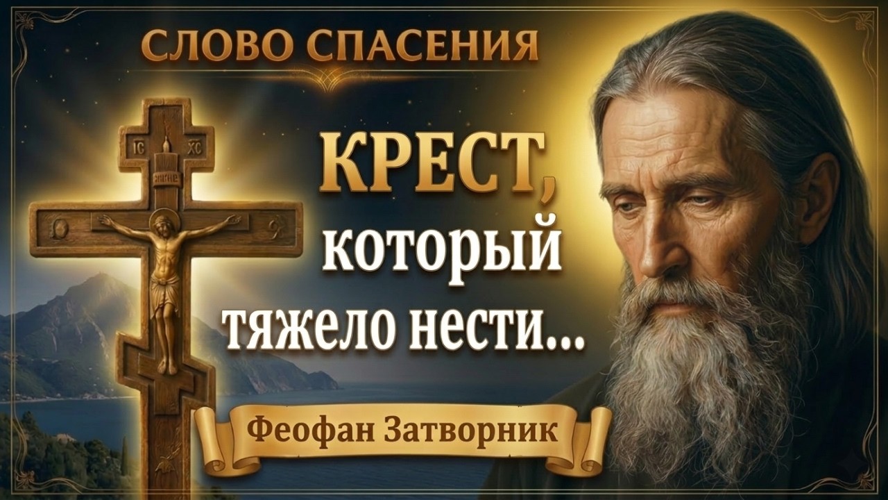 Феофан Затворник о несении креста. Часть 3 — Тяжесть твоего креста | Слово Спасения #ВнутреннийКрест