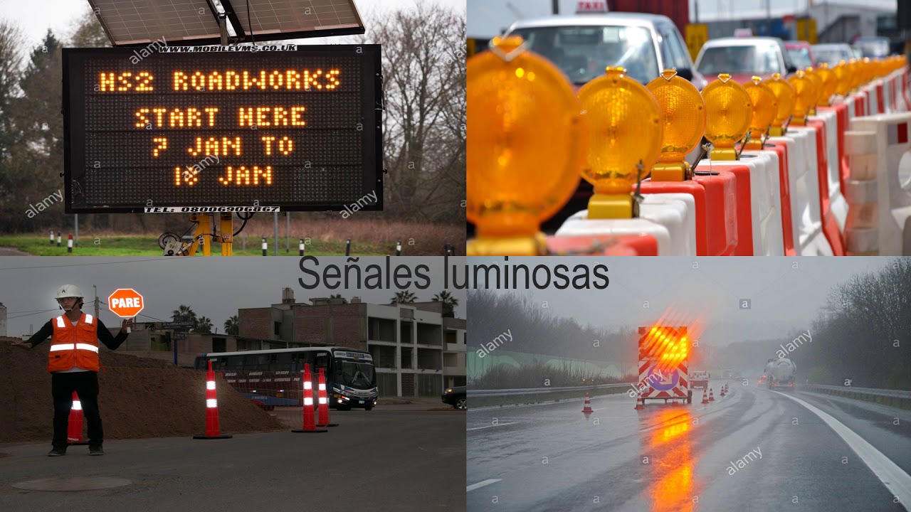 señalamientos en obras viales