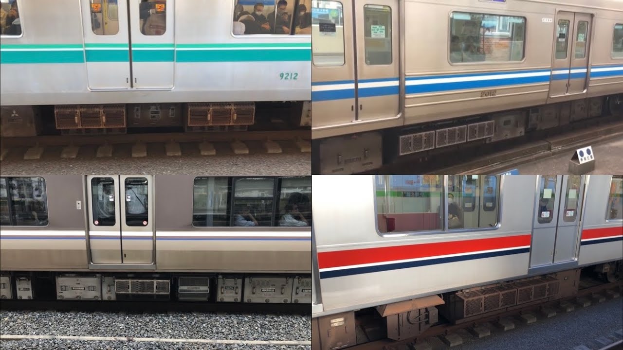 日立初期3レベルIGBT-VVVF車22形式・加速音メドレー / HITACHI 3Lv. IGBT-VVVF trains