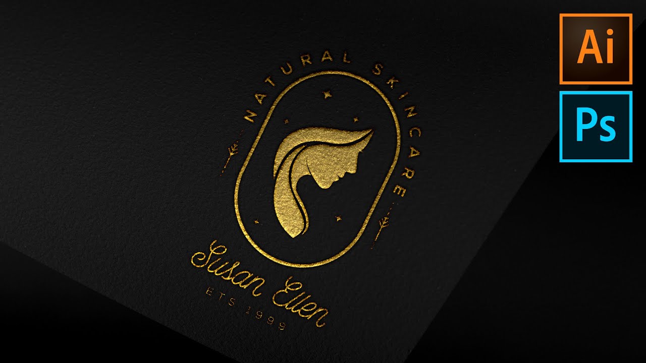 How To Make Beautiful Logo For Skin Care Products | Adobe Illustrator Tutorial