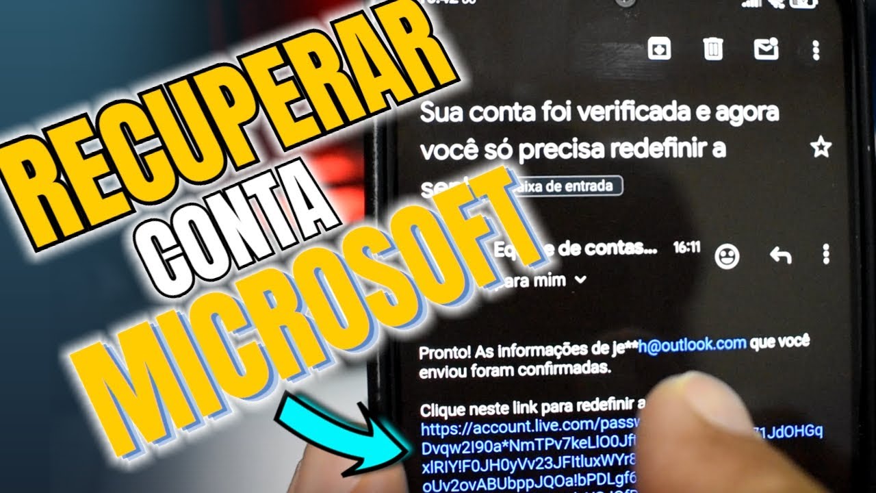 Como RECUPERAR conta do OUTLOOK/HOTMAIL (senha, bloqueio, invas&atilde;o, 2 fator)
