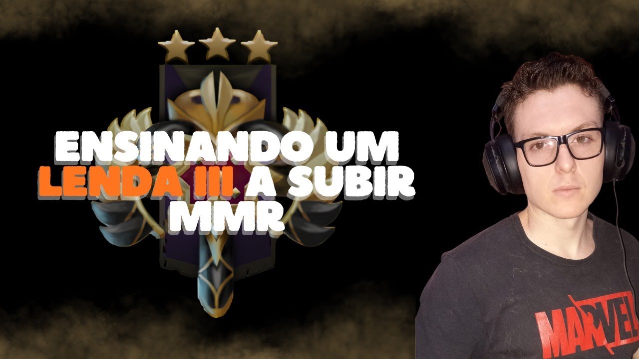 Como jogar dota 2   Ensinando aluno Lenda 3 a subir Medalha!!