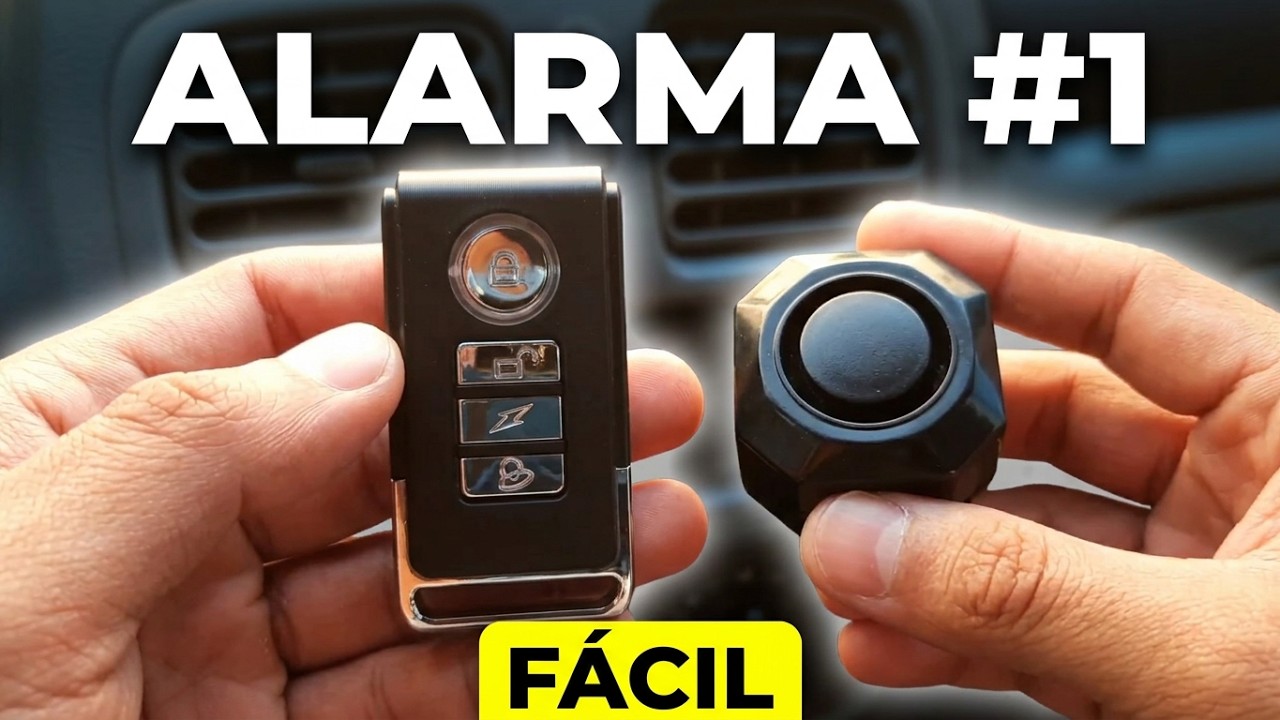 La alarma mas facil de instalar para auto, moto o bicicleta | 2023 probada en un nissan platina.