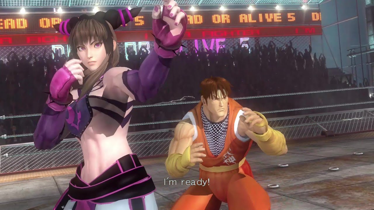 DEAD OR ALIVE 5 - Juri - Hitomi & Guy - Ryu Hayabusa - Survival Tag Match - PC Mod