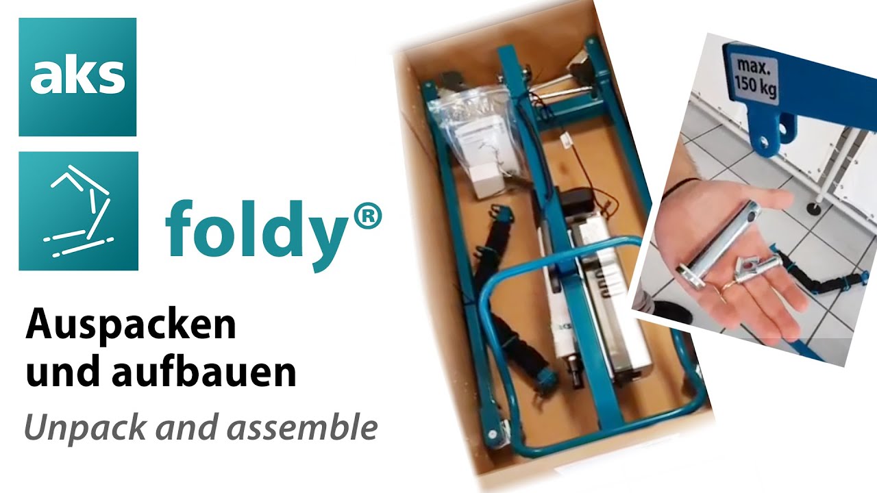 Aufbau/Montage aks foldy - Patientenlifter - Hilfsmittel für die Pflege