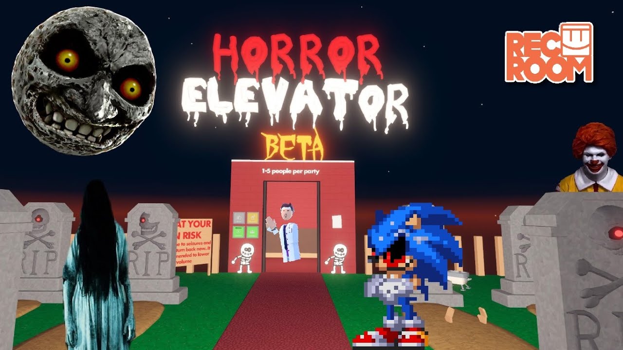 Riding The Horror Elevator in VR - Rec Room
