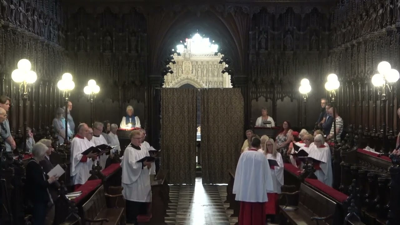 Choral Evensong Beverley Minster (Ascot Church Choir) August 2022.