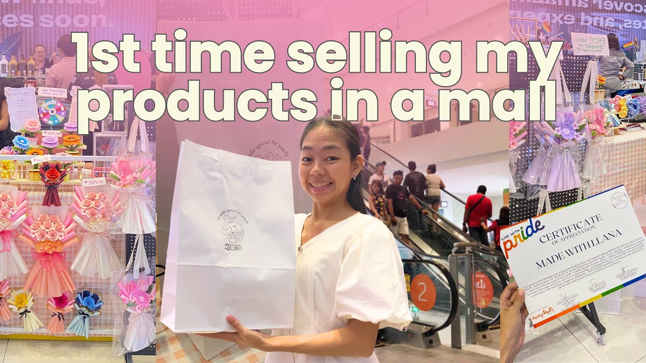 My First Pop-Up Market Experience in PH | Selling Handmade Gifts at Ayala Malls Feliz