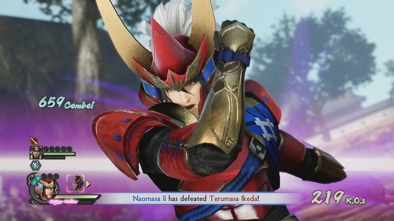 Samurai Warriors 4 II - PS4 - General Naomasa Li Gameplay