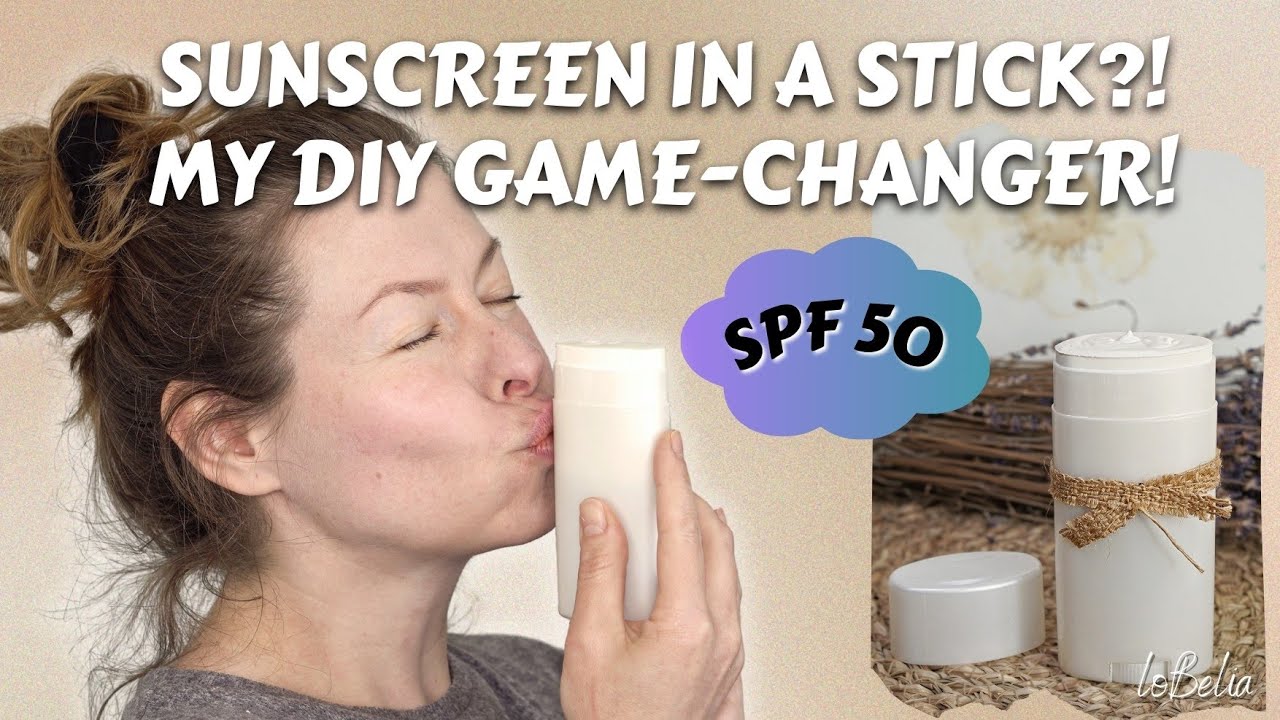 DIY SPF 50 Sunscreen Stick – Non-Greasy & Easy to Make!
