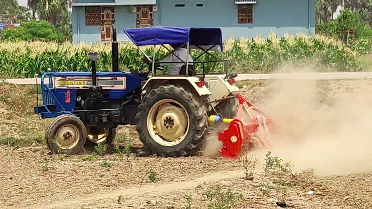 Rotavator Test in Swaraj 834 Di Tractor