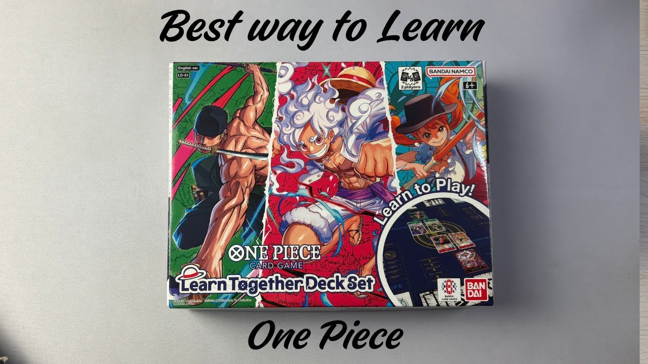 Набор колод Learn to Play — лучший способ ИЗУЧИТЬ ККИ One Piece