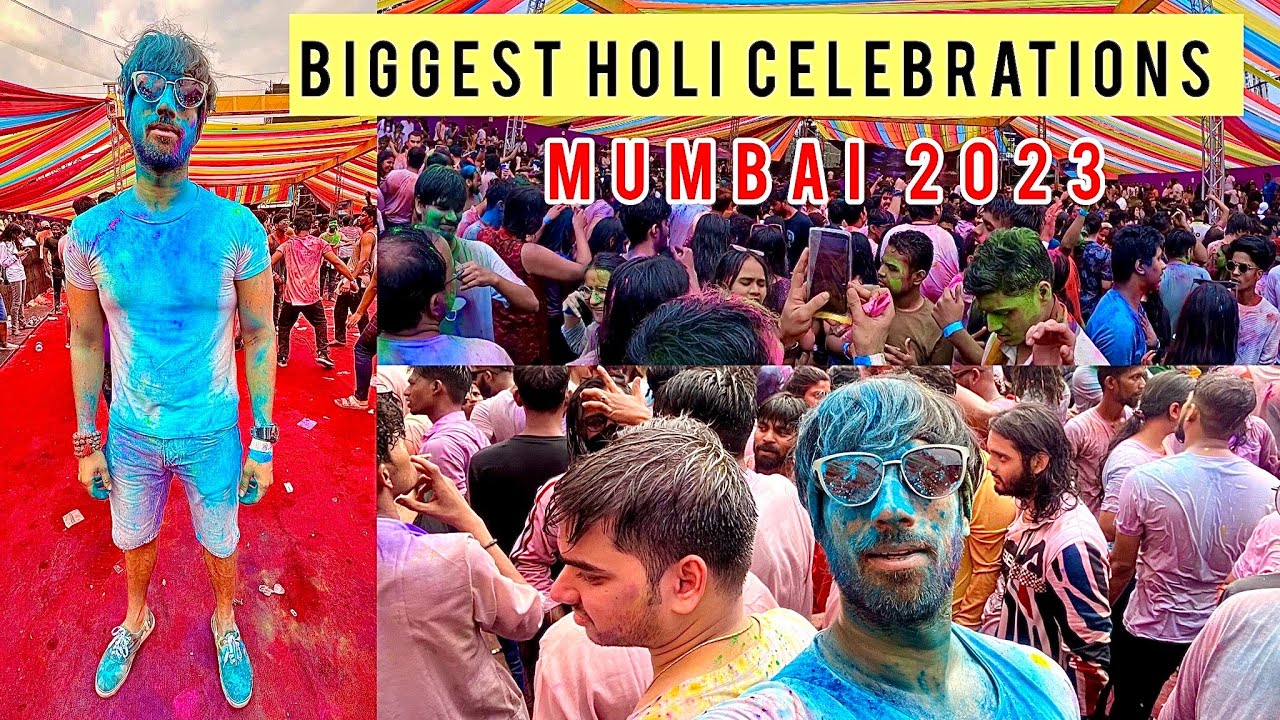Biggest Holi Celebration In Mumbai | Holi Celebrtions 2023 | Holi Vlog | Celebtarion Club | Mumbai