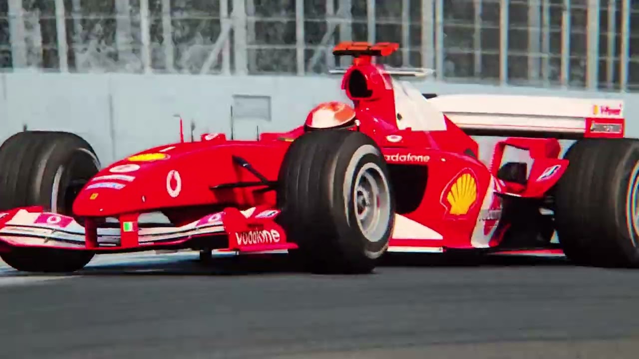 Acento Corsa vista aérea de la práctica Ferrari Fórmula 1