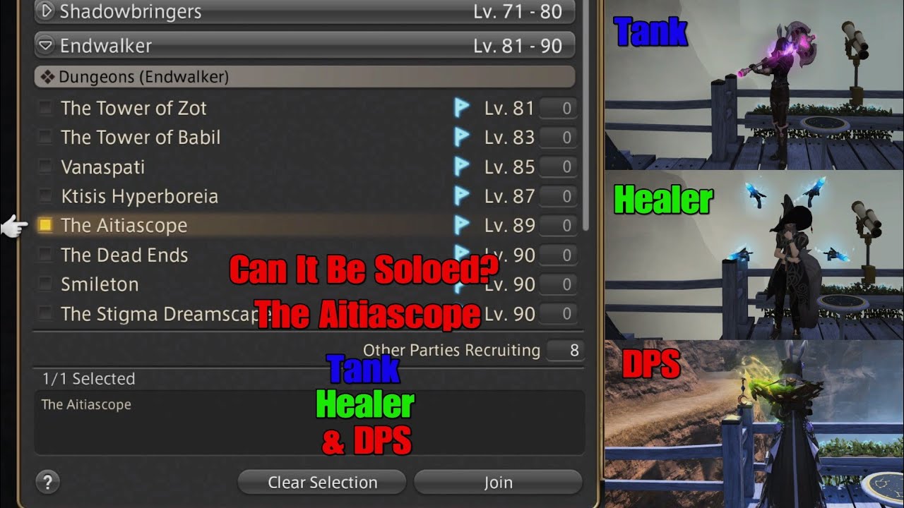 FFXIV Endwalker | Can It Be Soloed? #5 The Aitiascope (& Mini Guide/Lore)