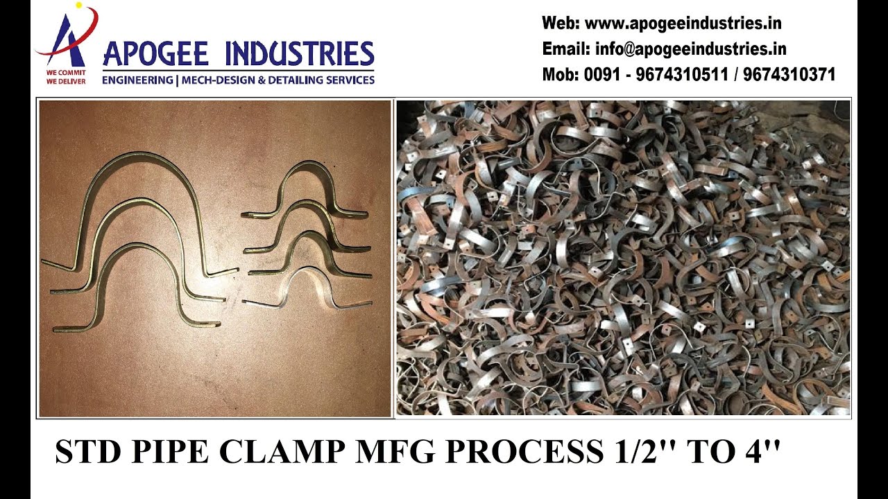 Manufacturing of Pipe Clamp, Clamp, PVC Pipe Clamp, GI Clamp - From 1/2'' to 4''