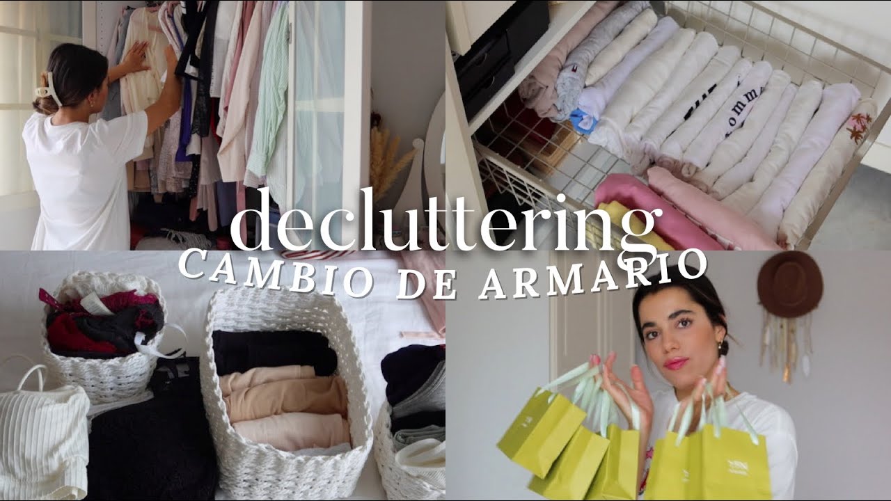 CAMBIO de ARMARIO verano 2023⚡️decluttering, limpieza y organización + unboxing  YFN & Dream Pairs