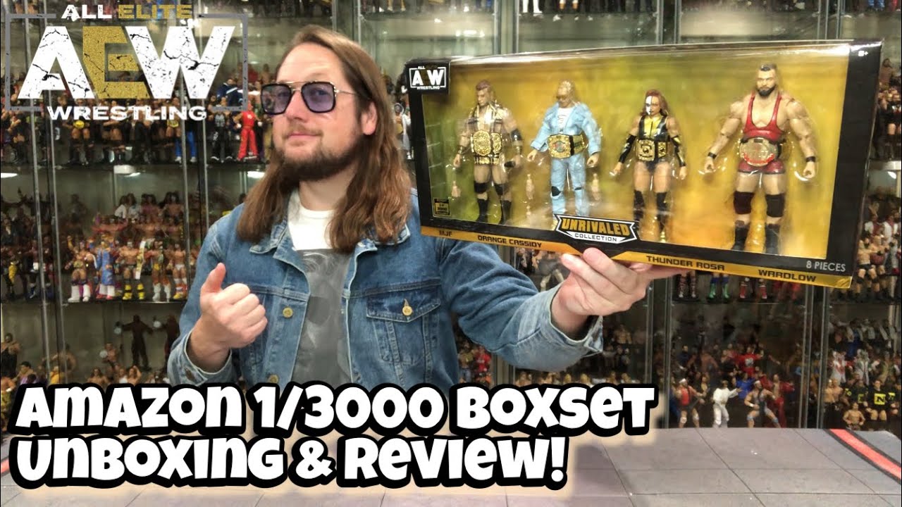 AEW Unrivaled 1/3000 Amazon Exclusive Boxset Unboxing & Review!