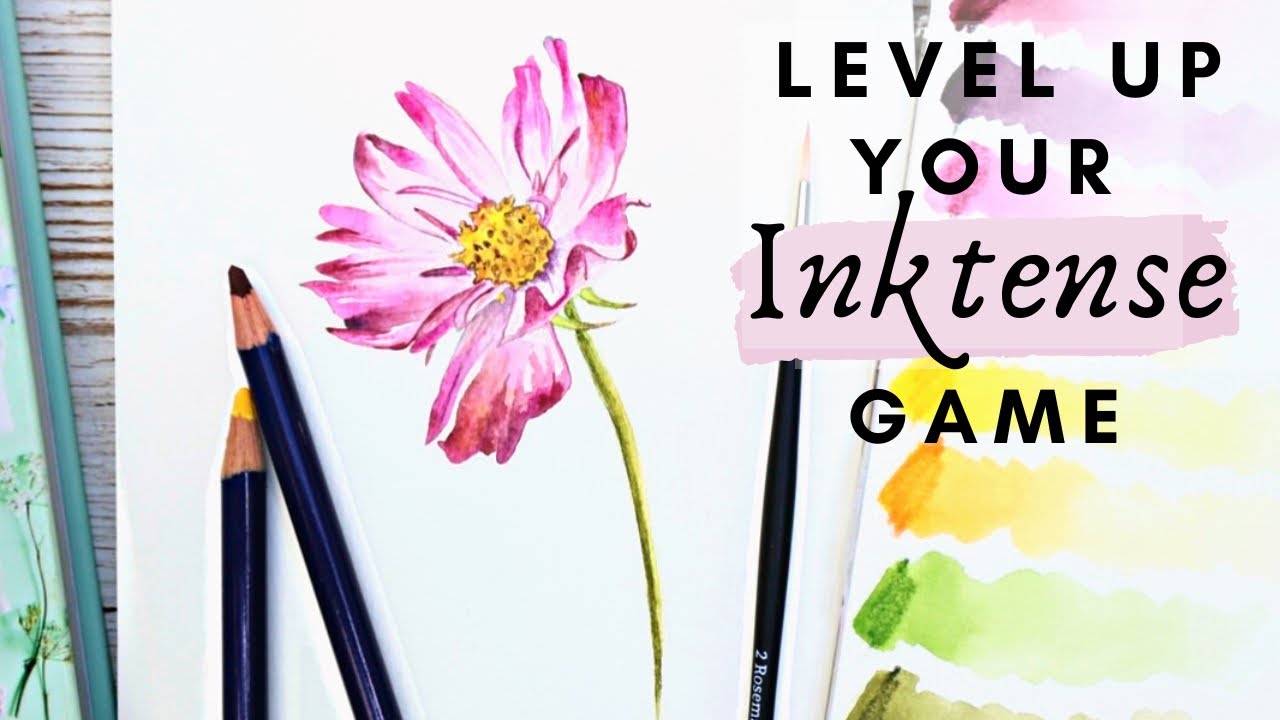 Учебное пособие по карандашам Inktense