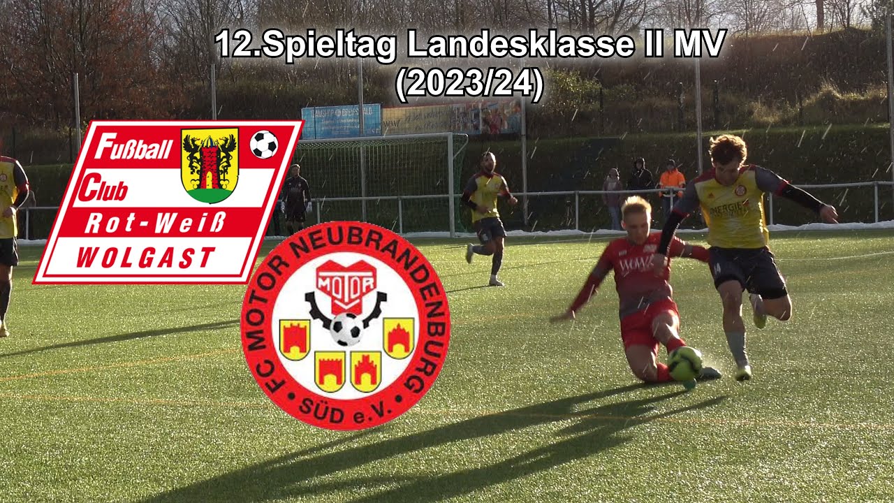 12.Spt. FC Rot-Weiß Wolgast : FC Motor Neubrandenburg Süd 3:1 LKII MV