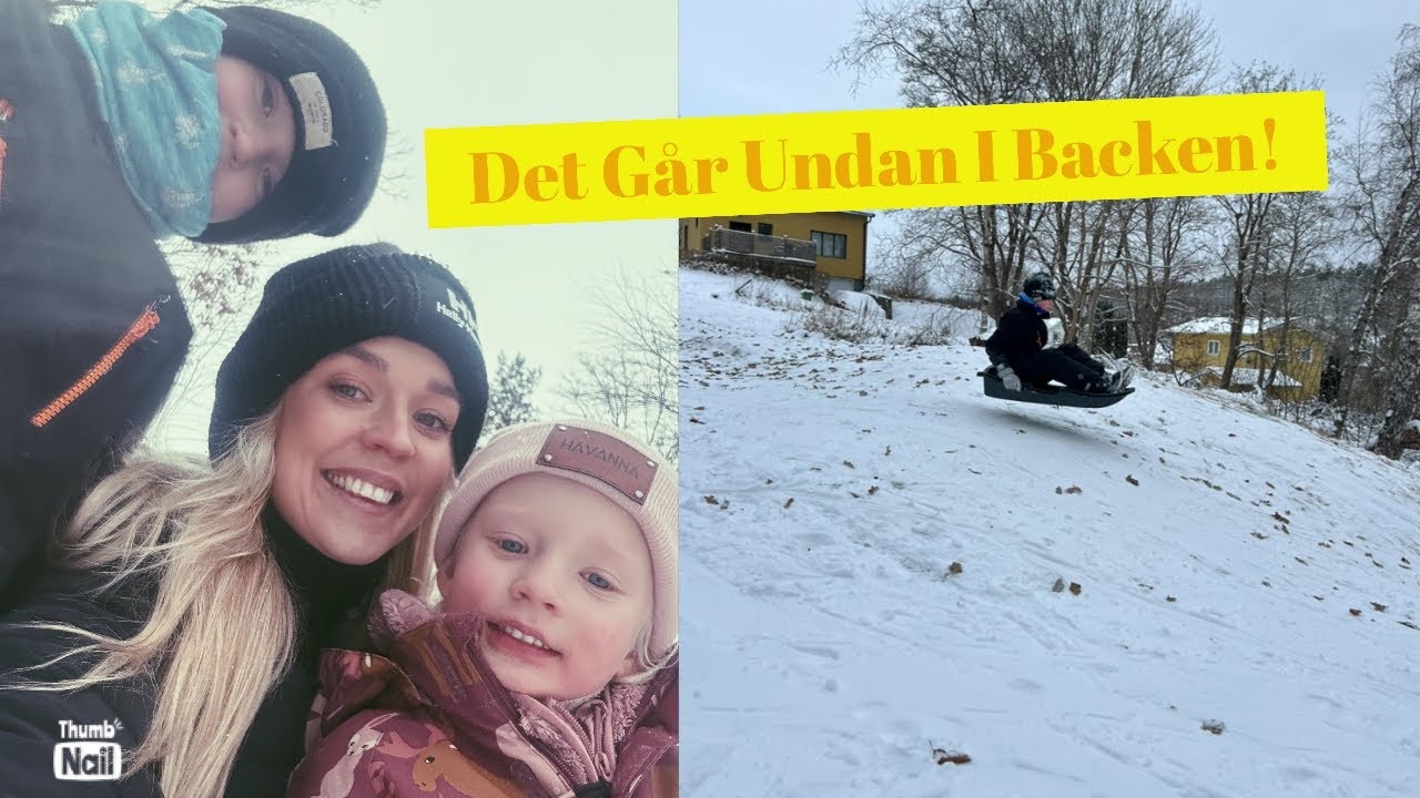 En dag i pulkabacken