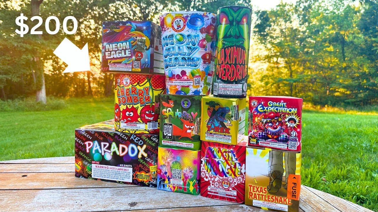 $200 Dollar BUDGET FIREWORK SHOW!